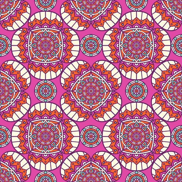 etnik çiçek seamless modeli