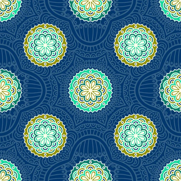 etnik çiçek seamless modeli