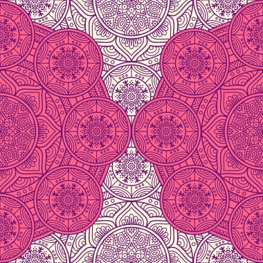 etnik çiçek seamless modeli