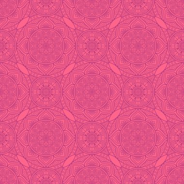 etnik çiçek seamless modeli