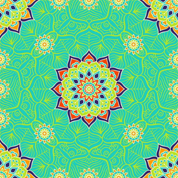 etnik çiçek seamless modeli