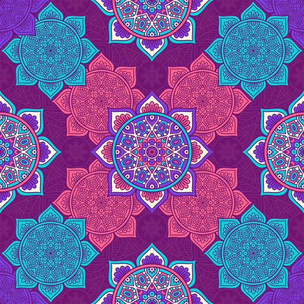 etnik çiçek seamless modeli