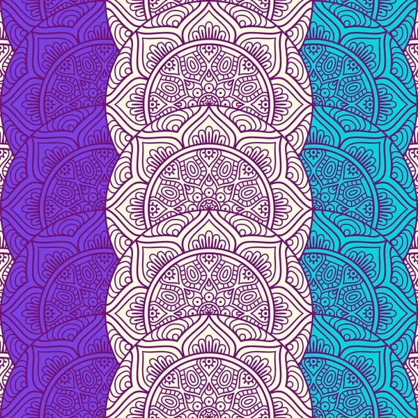 Seamless Borders Vector Set In Doodle Style Padrao Sem Emenda Floral Etnica