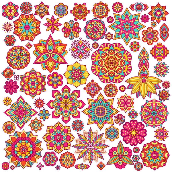 Vektör Hintli Mandala