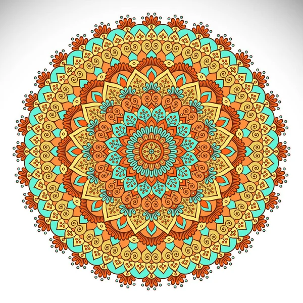 Vector indio Mandala — Vector de stock