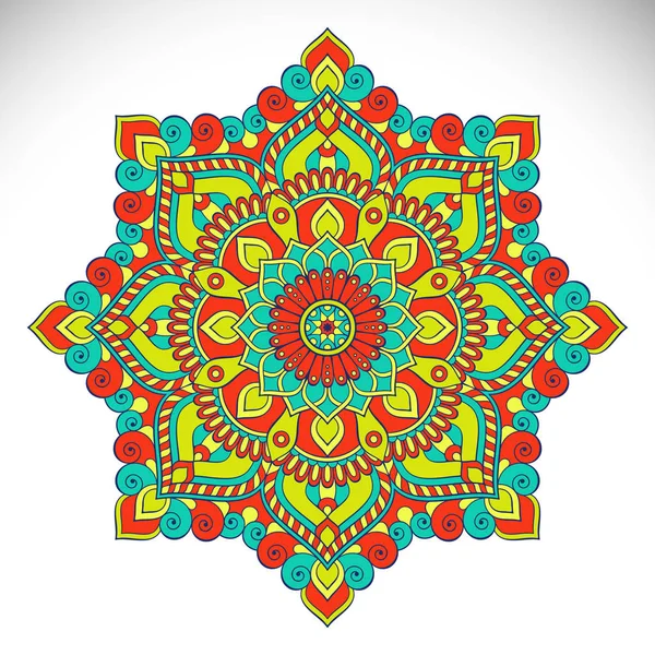 Vector indian Mandala — Vector de stoc