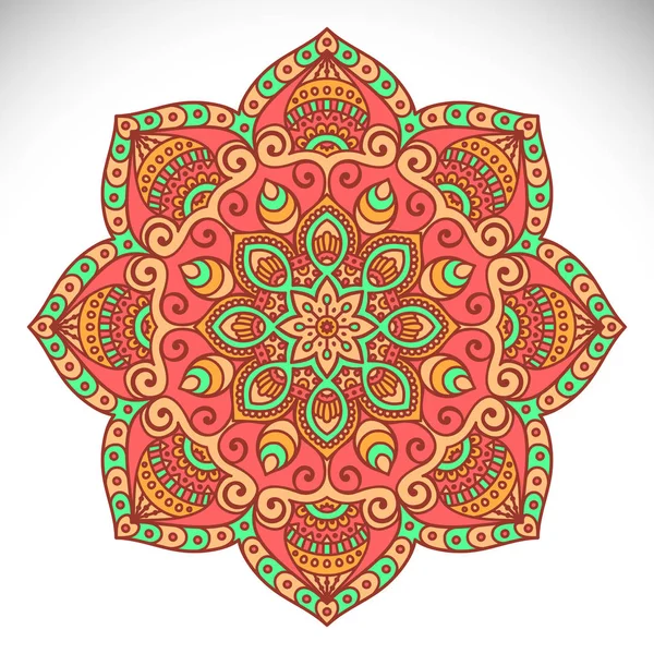 Mandala indiano vettoriale — Vettoriale Stock