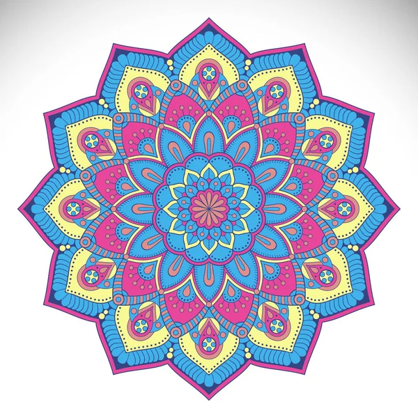 Indiai Mandala vektor — Stock Vector