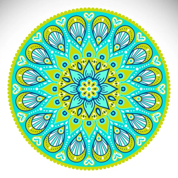 Mandala indien vecteur — Image vectorielle