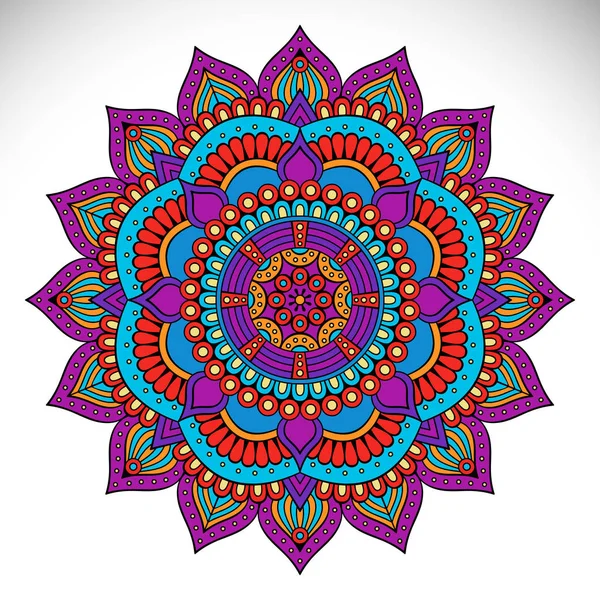 Vektorindian Mandala — Stock vektor