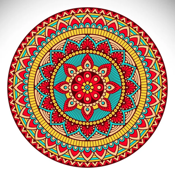 Vektorindian Mandala — Stock vektor