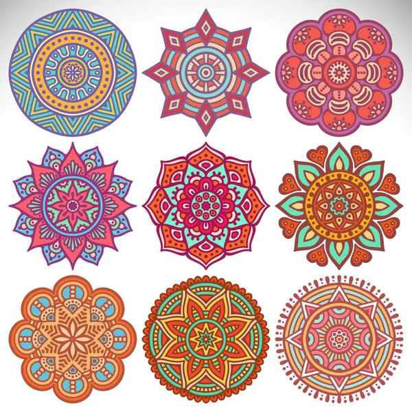 Mandala indiano vettoriale — Vettoriale Stock