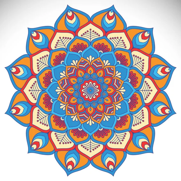 Indiai Mandala vektor — Stock Vector