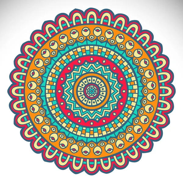 Vector indian Mandala — Stock Vector