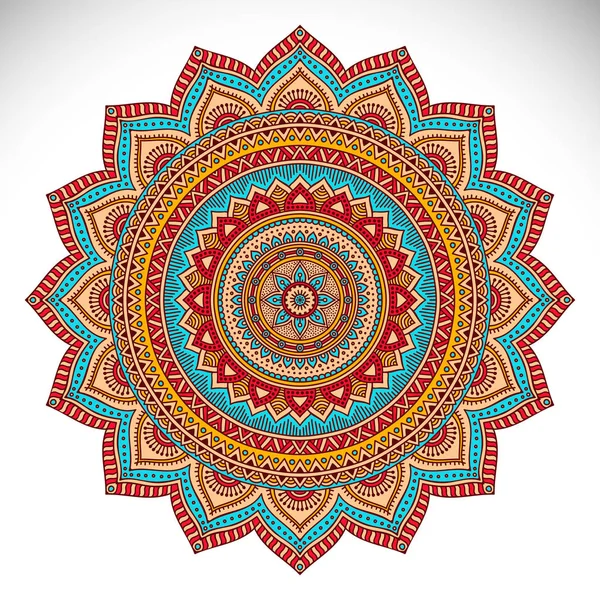 Vector indian Mandala — Stock Vector