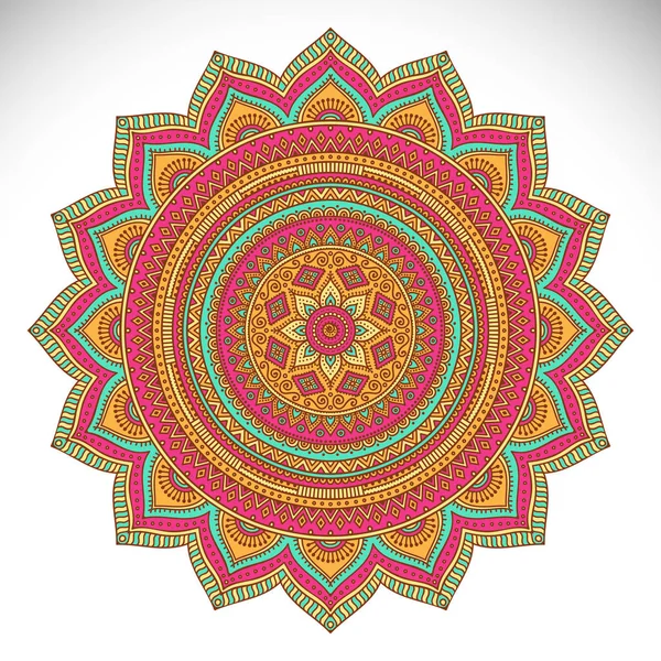 Vector indio Mandala — Vector de stock