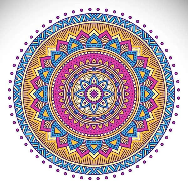 Vektorindian Mandala — Stock vektor