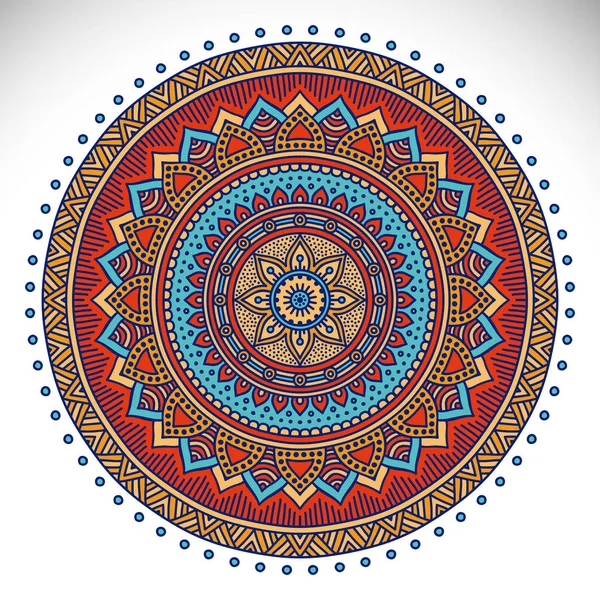 Indiai Mandala vektor — Stock Vector