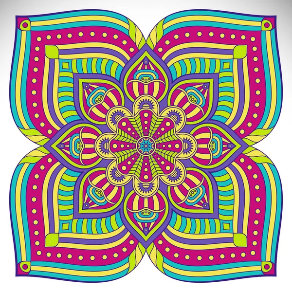 Vector indio Mandala — Vector de stock