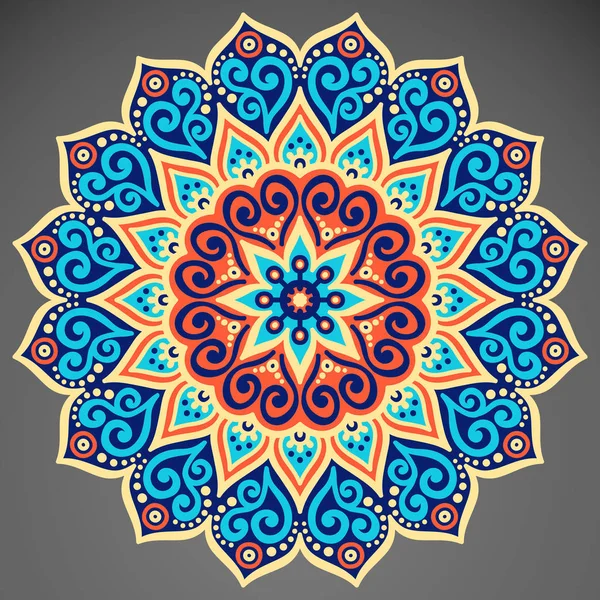 Vektorindian Mandala — Stock vektor