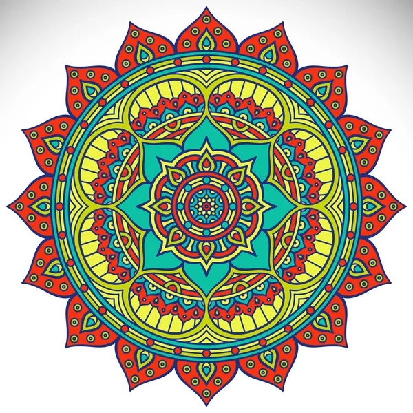 Mandala indiano vettoriale — Vettoriale Stock