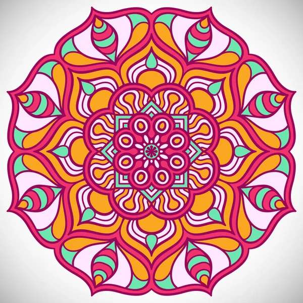 Vektör Hintli Mandala