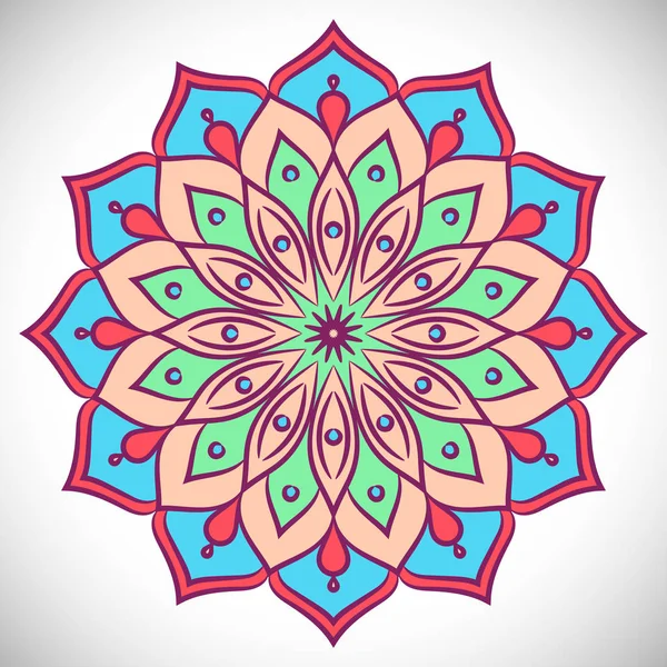 Vektorindian Mandala — Stock vektor