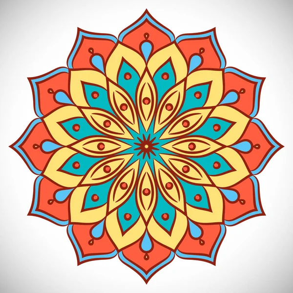 Vektör Hintli Mandala