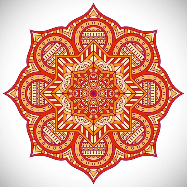 Vector indian Mandala — Stock Vector