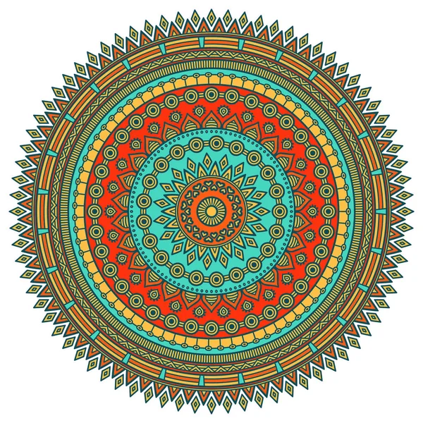 Mandala indiano vettoriale — Vettoriale Stock