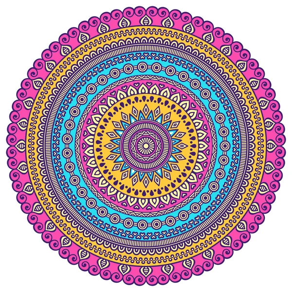 Wektor indyjski Mandala — Wektor stockowy