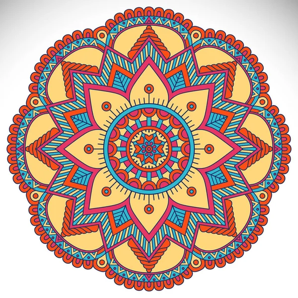 Mandala indien vecteur — Image vectorielle