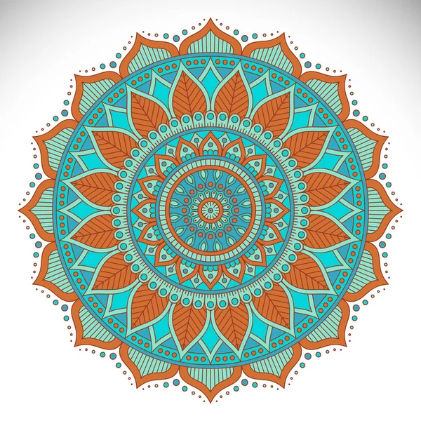 Wektor indyjski Mandala — Wektor stockowy