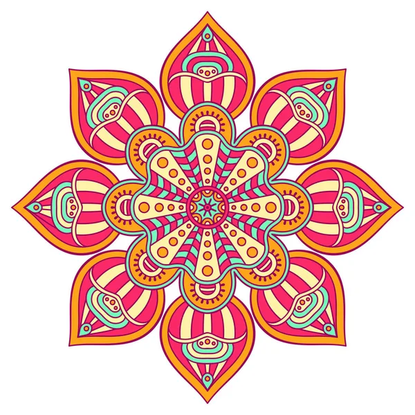 Vetor indiano Mandala — Vetor de Stock