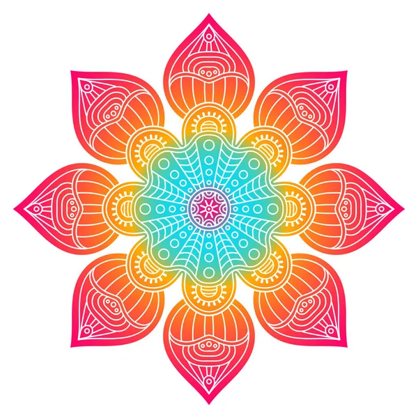 Vektorindian Mandala — Stock vektor