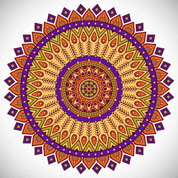 Vektorindian Mandala — Stock vektor