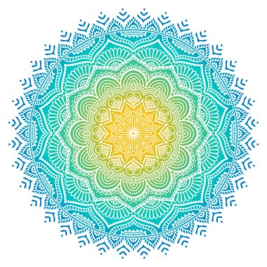 Vektör Hintli Mandala