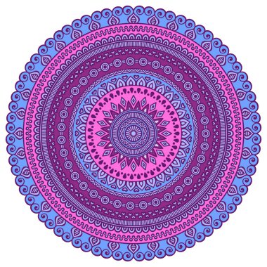 Vektör Hintli Mandala