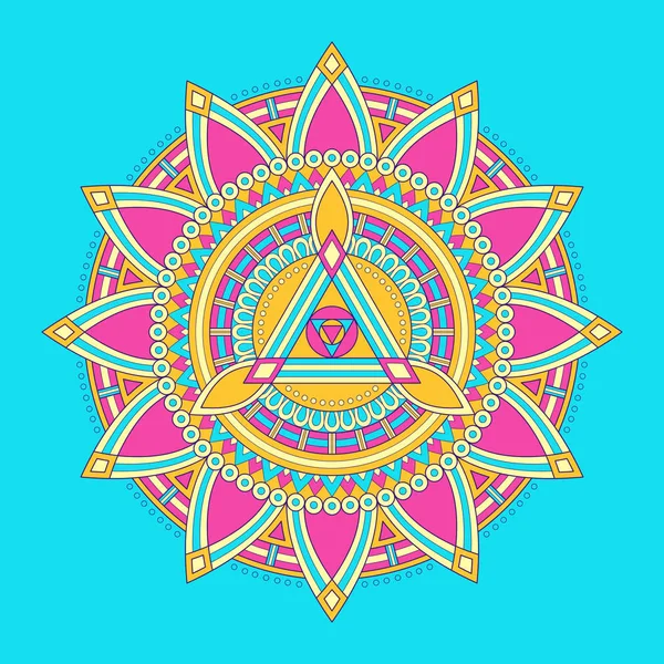 Mandala indien vecteur — Image vectorielle