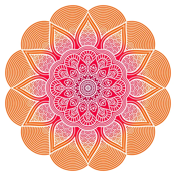 Vector indio Mandala — Vector de stock