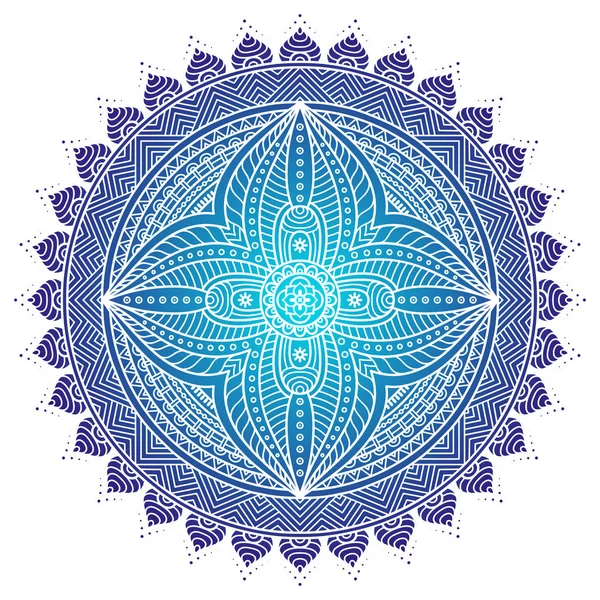 Vektorová indická Mandala — Stockový vektor