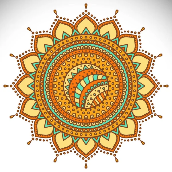 Vector indian Mandala — Vector de stoc