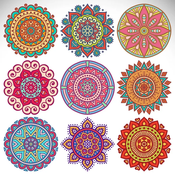 Vector indian Mandala — Stock Vector