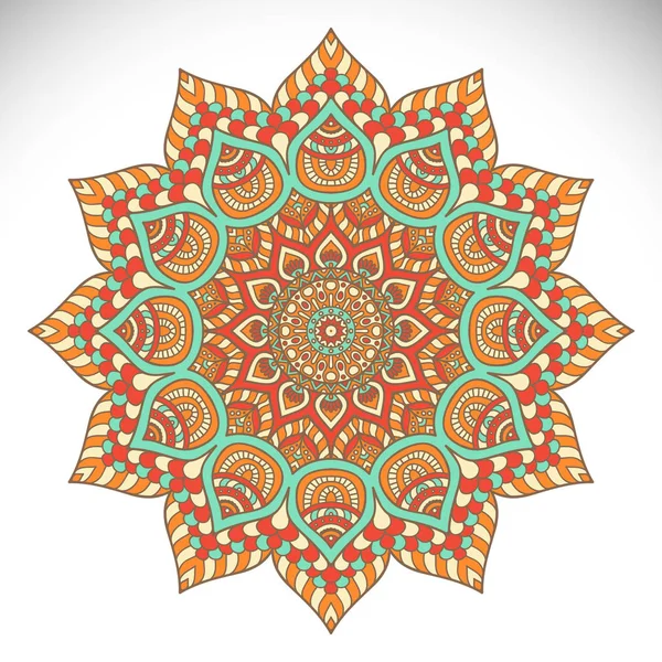 Mandala indiano vettoriale — Vettoriale Stock