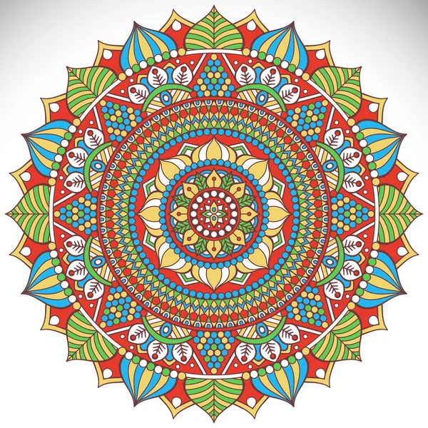 Vector indian Mandala — Stock Vector