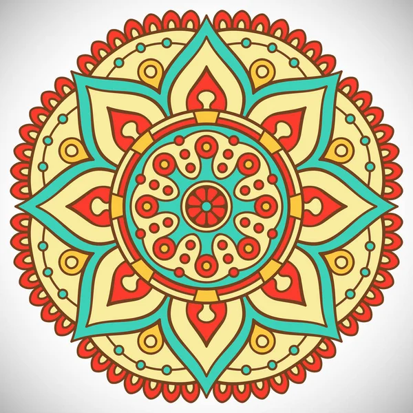 Vector indio Mandala — Vector de stock