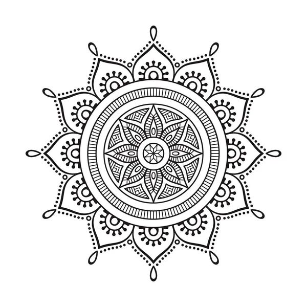 Indiai Mandala vektor — Stock Vector