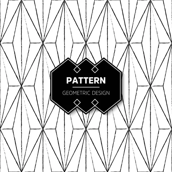 Patrón geométrico abstracto en estilo étnico — Archivo Imágenes Vectoriales