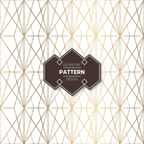 Abstracte geometrische patroon in etnisch stijl — Stockvector