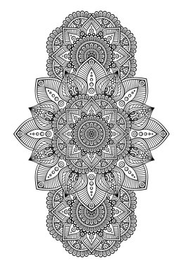 Vektör Hintli Mandala